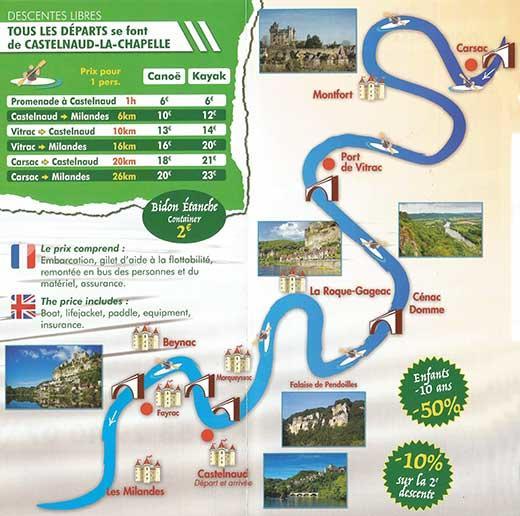 Au Pied Du Chateau - 5 A 11 Personnes - Baignade-Canoe-Piste Cyclable A 100 M 卡斯泰尔诺拉沙佩尔 外观 照片